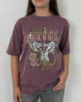 SusyMix - T-shirt rock chitarra bordeaux