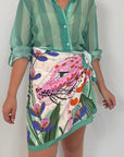 Haveone - Gonna pareo giaguaro e orchidea