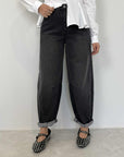 Please - Jeans ballon nero