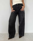 Civico23 - Jeans con spicchi nero