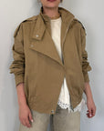 Haveone - Bomber in cotone con collo