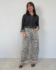 SusyMix - Pantalone ovetto zebrato