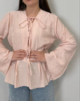 Haveone - Blusa con riprese in vita