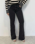 Tensione In - Jeans flare nero