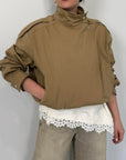 Haveone - Bomber in cotone con collo