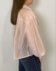 Tensione In - Camicia con voillant cipria