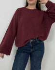 SusyMix - Maglioncino soffice bordeaux