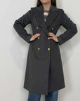 SusyMix - Cappotto doppiopetto grigio