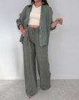 Civico23 - Completo in lino militare