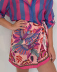 Haveone - Gonna pareo pappagalli fuxia