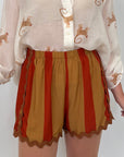 Haveone - Short rigato india con trinetta