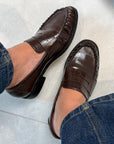 Mocassino cocco moro