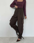 Dixie - Pantalone cargo moro