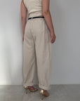 SusyMix - Pantalone con stellina LT beige