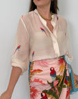 Haveone - Camicia con pappagalli