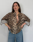 Haveone - Camicia in cotone maculata