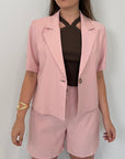 Haveone - Giacca Iris rosa
