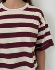 SusyMix - Maglia righe in lino india