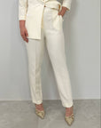 Two way - Pantalone a sigaretta panna