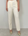 Two way - Pantalone a sigaretta panna