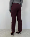 Tensione In - Pantalone sigaretta bordeaux
