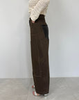 Tensione In - Pantalone worker con tasche intrecciate