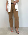 Tensione In - Jeans zampetta avana
