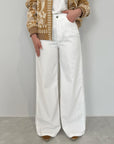 Dixie - Jeans bianco tela light