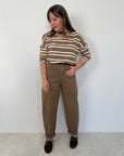 PRE-ORDINE 26/10: SusyMix - Pantalone cuoricino fango