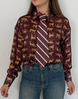 Tensione In - Camicia con ghepardi e cravatta