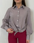 Dixie - Camicia millerighe ciliegia