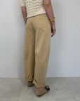 Haveone - Pantalone nuvola barrel sabbia