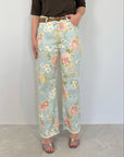 Tensione In - Pantalone sigaretta fantasia romance