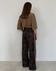 SusyMix - Pantalone animalier con bande