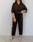 Haveone - Pantalone leggero moro