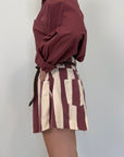 Haveone - Short Ivy farfalla righe