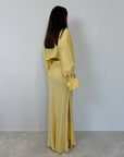Haveone - Abito con bracciali giallo