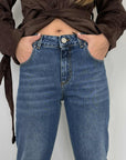 Tensione In - Jeans mom slim cropped