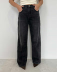Civico23 - Jeans con spicchi nero