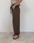 SusyMix - Pantalone con stellina LT moro
