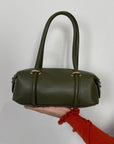 Civico23 - Borsa a spalla in vera pelle verde
