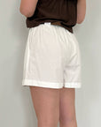 Haveone - Short in cotone bianco