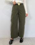 Tensione In - Jeans barrel verde