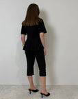 Tensione In - Pantalone Capri nero