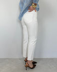 SusyMix - Pantalone a sigaretta bianco