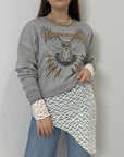 Haveone - Felpa inconventional grigia