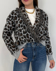 SusyMix - Cardigan maculato grigio