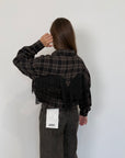 Tensione In - Camicia con frange nera
