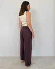SusyMix - Pantalone no stellina in lino fico