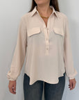 SusyMix - Camicia doppia tasca burro